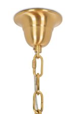 MOOSEE lampa wisząca TIFFANY 135 różowa   mosiądz / naturalne pióra - obrazek 9