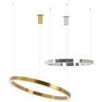 MOOSEE lampa wisząca RING 80 srebrna - obrazek 7