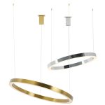 MOOSEE lampa wisząca RING 80 srebrna - obrazek 8
