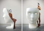 Fotel NEMO FACE CHAIR biały - włókno szklane - obrazek 8