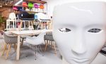 Fotel NEMO FACE CHAIR biały - włókno szklane - obrazek 10