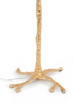 MOOSEE lampa podłogowa TIFFANY 175        czarna mosiądz / naturalne pióra - obrazek 6