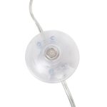 Lampa podłogowa TIFFANY 175 zielona  mosiądz / naturalne pióra - obrazek 10