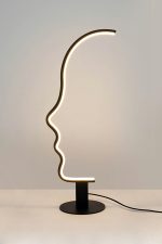 MOOSEE lampa stołowa FACE TABLE czarna - obrazek 7