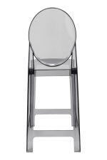 Krzesło barowe VICTORIA 65 cm dymione - poliwęglan - obrazek 3