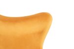 Fotel EGG SZEROKI VELVET musztardowy - obrazek 9