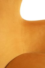 Fotel EGG SZEROKI VELVET musztardowy - obrazek 10
