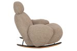 Fotel bujany PLUSH TEDDY ciemny beżowy - obrazek 2