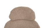 Fotel bujany PLUSH TEDDY ciemny beżowy - obrazek 6