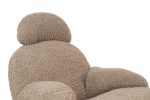 Fotel bujany PLUSH TEDDY ciemny beżowy - obrazek 7