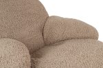 Fotel bujany PLUSH TEDDY ciemny beżowy - obrazek 8