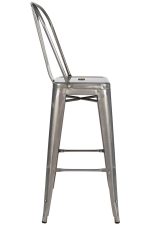 Krzesło barowe TOWER BIG BACK 76  (Paris) metal - obrazek 2