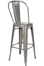 Krzesło barowe TOWER BIG BACK 76  (Paris) metal - obrazek 3