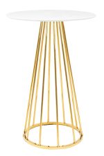 Stolik barowy GLAM 60 biały