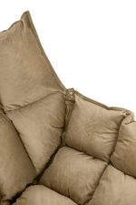 Fotel bujany SWING VELVET khaki - obrazek 6