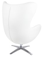 Fotel EGG SZEROKI PU biały - obrazek 8