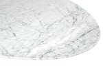 Stół TULIP ELLIPSE MARBLE CARRARA 200     biały - marmur, metal - obrazek 7