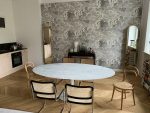 Stół TULIP ELLIPSE MARBLE CARRARA 200     biały - marmur, metal - obrazek 8