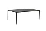 Stół SLIM 180x90 czarny - ceramiczny      marmur, aluminium