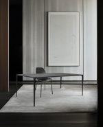 Stół SLIM 180x90 czarny - ceramiczny      marmur, aluminium - obrazek 6