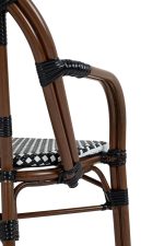 Krzesło ogrodowe CAFE PARIS ARM brązowe   rattan - obrazek 9