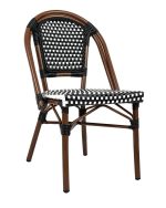 Krzesło ogrodowe CAFE PARIS brązowe       rattan