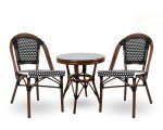 Krzesło ogrodowe CAFE PARIS brązowe       rattan - obrazek 4