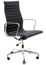 Fotel biurowy AERON PRESTIGE PLUS chrom  - skóra naturalna, aluminium - obrazek 5