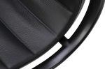 Fotel biurowy BODY PRESTIGE PLUS czarny  - skóra naturalna, aluminium - obrazek 4