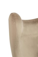 Fotel EGG SZEROKI VELVET khaki - obrazek 4