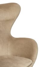 Fotel EGG SZEROKI VELVET khaki - obrazek 9
