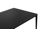 Stół SLIM 200x100 czarny - ceramiczny     marmur, aluminium - obrazek 4