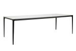 Stół SLIM 240x100 biały, czarny -         ceramiczny marmur, aluminium