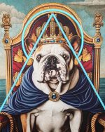 Obraz NEON BULLDOG 80x100 cm - obrazek 5