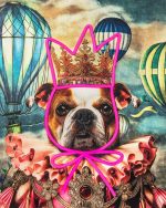 Obraz NEON BULLDOG BALOON 80x100 cm - obrazek 5