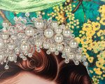 Obraz PEARLS LEOPARD 150x120 cm - obrazek 6