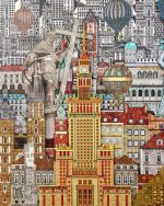 Obraz WARSAW GIRL 110x174 cm - obrazek 8