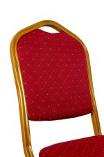 Krzesło bankietowe / konferencyjne HEROS  czerwone / złote - obrazek 6