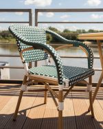 Krzesło ogrodowe CAFE MIRAMAR turkus /    morski rattan - obrazek 9