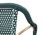 Krzesło ogrodowe CAFE MIRAMAR turkus /    morski rattan - obrazek 4
