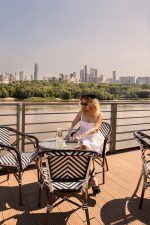 Krzesło ogrodowe CAFE AZURE biały /       czarny - obrazek 10