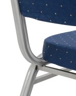 Krzesło bankietowe / konferencyjne ARES   niebieske / srebrne - obrazek 6