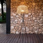 NEW GARDEN lampa podłogowa AMALFI 145 BATTERY NEGRO - obrazek 2