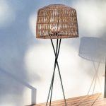 NEW GARDEN lampa podłogowa AMALFI 145 BATTERY NEGRO - obrazek 4