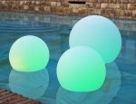 NEW GARDEN lampa ogrodowa BULY 20  FLOATING SOLAR & BATTERY biała - obrazek 2