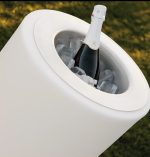NEW GARDEN donica BAMBU 90 BATTERY biała - obrazek 5