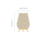 NEW GARDEN lampa stołowa BOSSA 30 IN&OUT BATTERY - obrazek 5