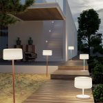 NEW GARDEN lampa podłogowa CHLOE PLANT SOLAR SMARTTECH WOOD - obrazek 3