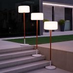 NEW GARDEN lampa podłogowa CHLOE PLANT SOLAR SMARTTECH WOOD - obrazek 6