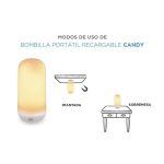 NEW GARDEN lampa stołowa CANDY z efektem płomienia IN&OUT BATTERY - obrazek 7